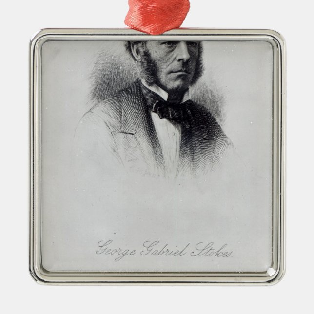 Ornement Métallique George Gabriel Stokes (Devant)