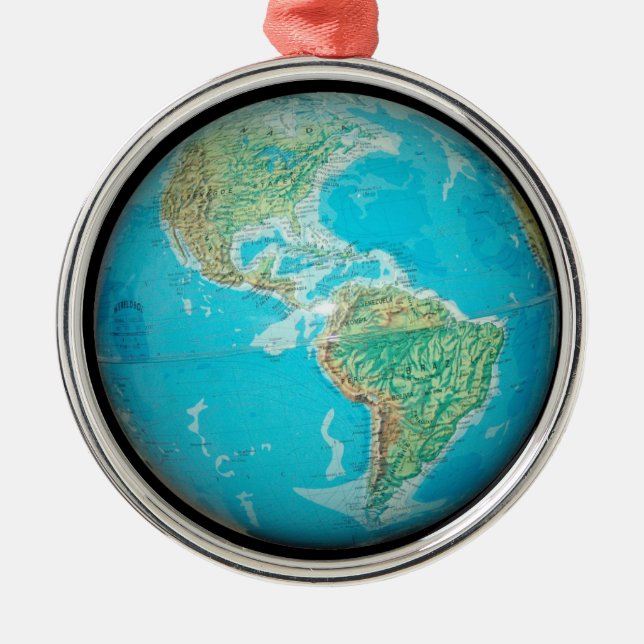 Ornement Métallique Globe (Devant)