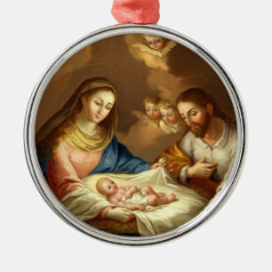 ORNEMENT MÉTALLIQUE GLOIRE À LA FAMILLE SAINTE