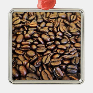 Ornement Métallique grains de café