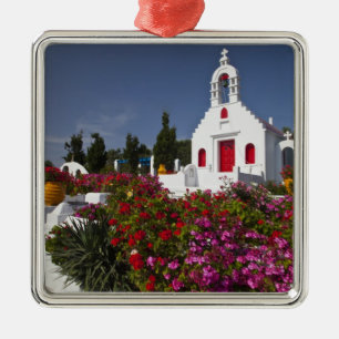 Ornement Métallique Grèce, Mykonos, jolie petite chapelle dans la