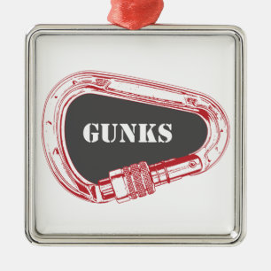 Ornement Métallique Gunks Escalade carabiner