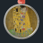 Ornement Métallique Gustav Klimt "Le Baiser"<br><div class="desc">Chef-d'oeuvre de Gustav Klimt : "The Kiss". "The Kiss", créé par le peintre autrichien Gustav Klimt. Il est considéré comme son oeuvre la plus célèbre. Il le peignit entre 1907 et 1908, point culminant de sa "période d'or", lorsqu'il peignit un certain nombre d'oeuvres utilisant la feuille d'or. L'Autriche considère le...</div>