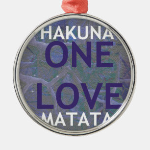 ORNEMENT MÉTALLIQUE HAKUNA MATATA