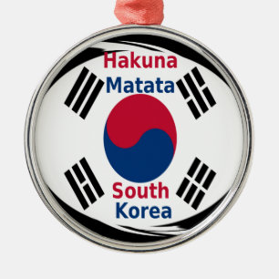 Ornement Métallique Hakuna Matata Corée du Sud