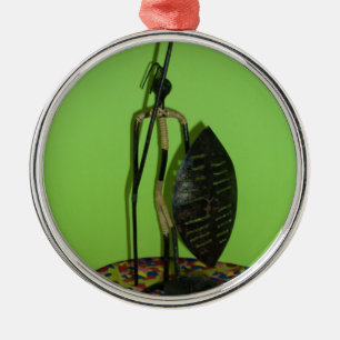 Ornement Métallique Hakuna Matata Kenya Maasai.JPG