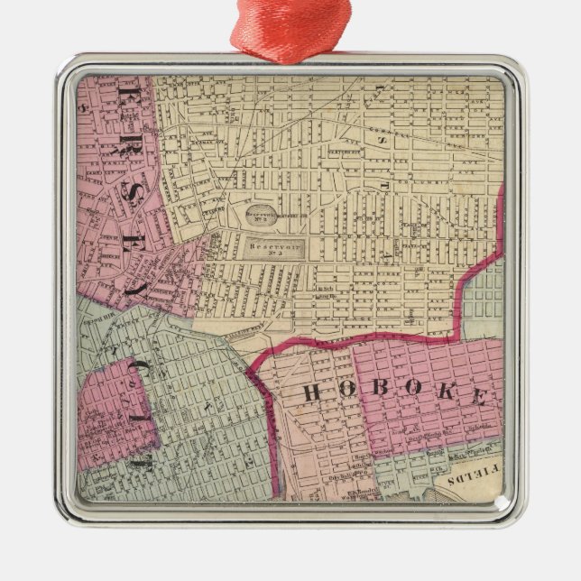 Ornement Métallique Hoboken, Jersey City (Devant)