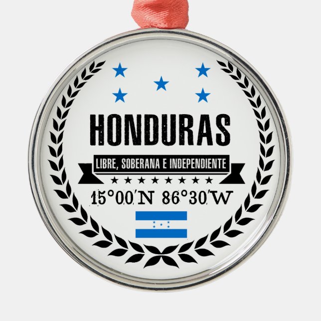 Ornement Métallique Honduras (Devant)