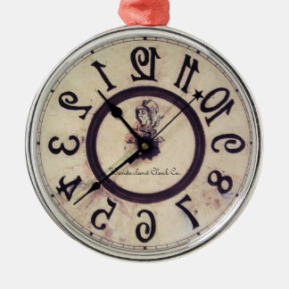 Ornement Métallique Horloge curieuse 1