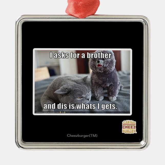 Ornement Métallique I demande un frère (Devant)