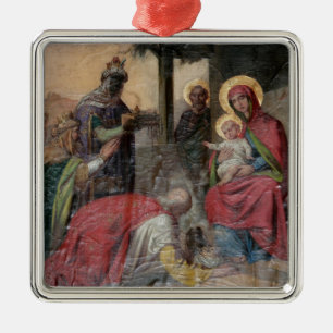 Ornement Métallique icongraphie orthodoxe serbe à l'église de Valjev