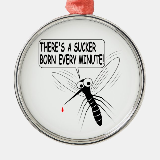 Ornement Métallique Il y a un chanteur né toutes les minutes (Devant)