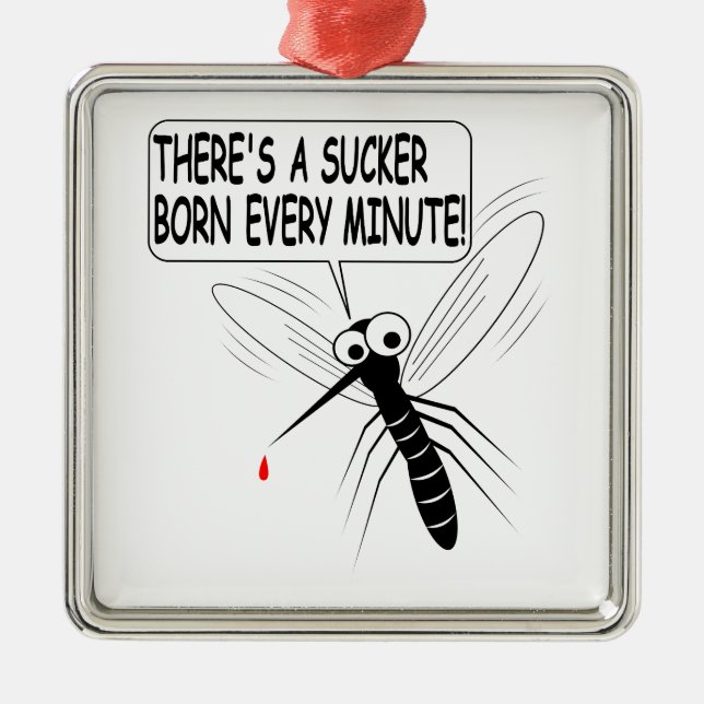 Ornement Métallique Il y a un pompier né chaque minute (Devant)