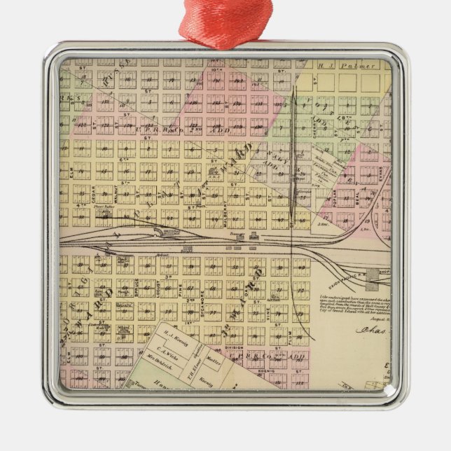 Ornement Métallique Île grande, Nébraska (Devant)