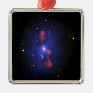 Ornement Métallique Image composée d'un groupe de galaxie