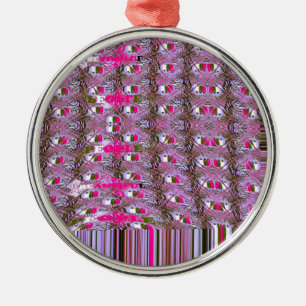 Ornement Métallique Imprimer l'art Motif Abstrait dense et complexe