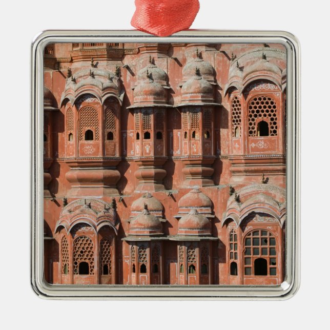 Ornement Métallique INDE, Rajasthan, Jaipur : Hawa Mahal (Palais des (Devant)