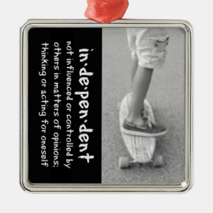 Ornement Métallique Indépendance à long