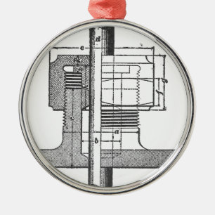 Ornement Métallique Ingénieur mécanique antique d'outil