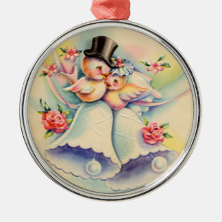 Ornement Métallique Inséparables