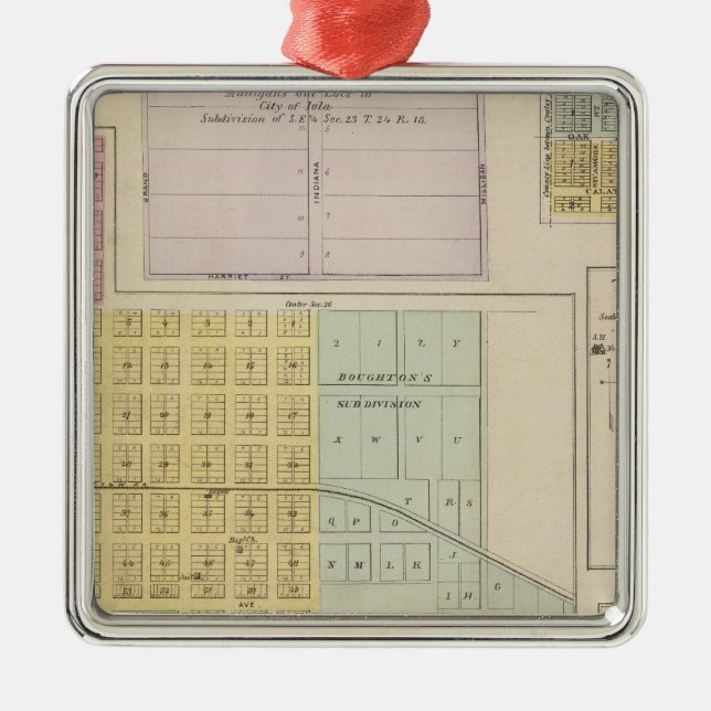Ornement Métallique Iola, Torrance et Kellogg, Kansas (Devant)