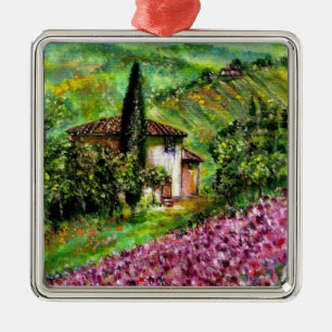 ORNEMENT MÉTALLIQUE IRISES EN TOSCANE