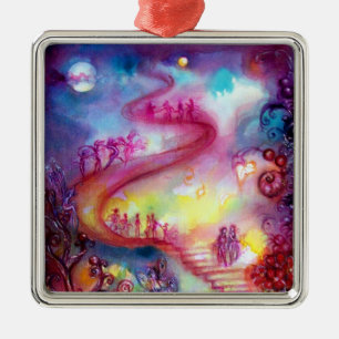 ORNEMENT MÉTALLIQUE JARDIN DES OMBRES PERDUES - ESCALIERS MYSTIQUES