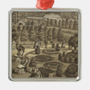 Ornement Métallique Jardins et pépinières exotiques dans le New Jers