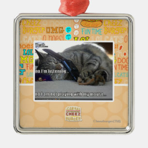 Ornement Métallique J'écoute