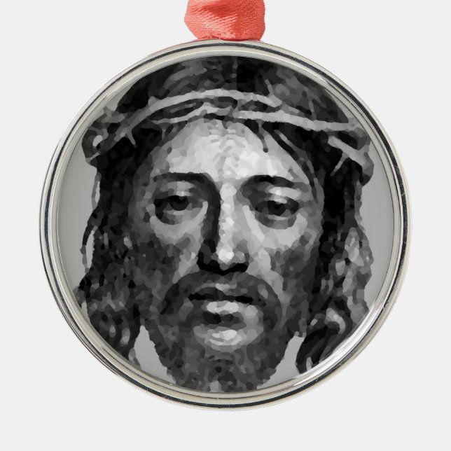 ORNEMENT MÉTALLIQUE JESUS CHRIST (Devant)