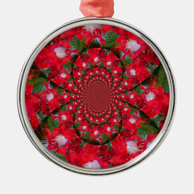 Ornement Métallique Joli Crimson Alien (Devant)