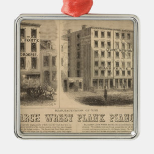 Ornement Métallique Jones, blanc et dépôts dentaires de McCurdy