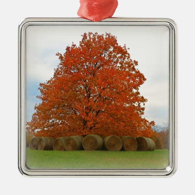 Ornement Métallique Jour d'automne (Devant)