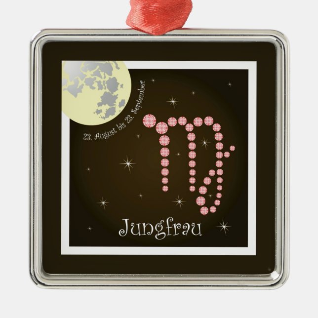 Ornement Métallique Jungfrau 23. Août bis 23. Septembre (Devant)