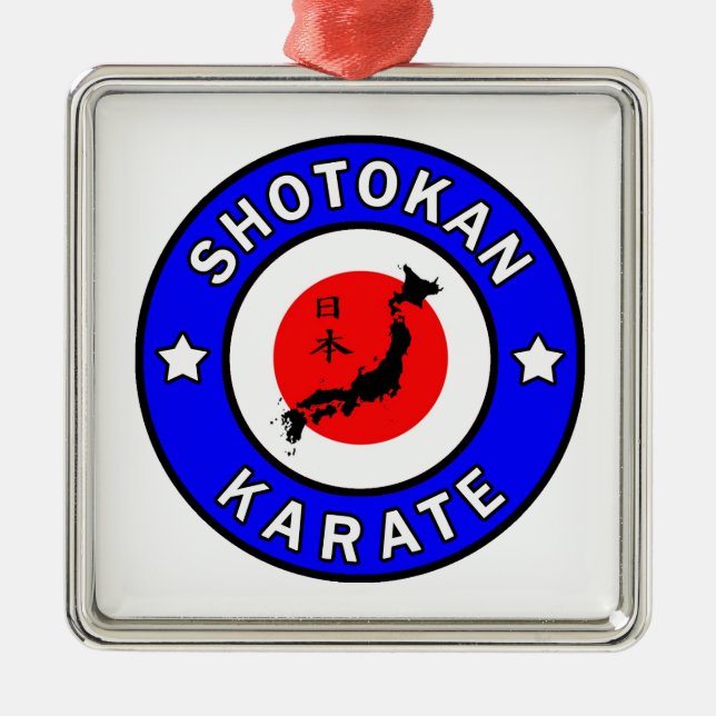 Ornement Métallique Karaté de Shotokan (Devant)