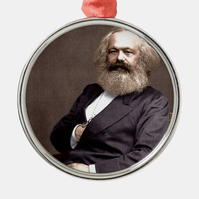 Ornement Métallique Karl Marx (Devant)