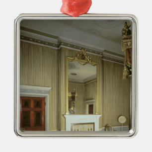 Ornement Métallique La chambre à coucher avec la cheminée a conçu p