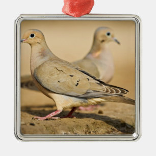 Ornement Métallique La colombe en deuil