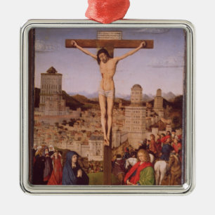Ornement Métallique La crucifixion (huile sur le panneau)