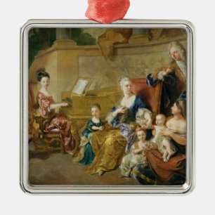 Ornement Métallique La famille de Franqueville, 1711