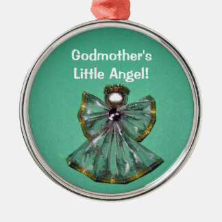 Ornement Métallique La mère de Dieu, le petit ange !