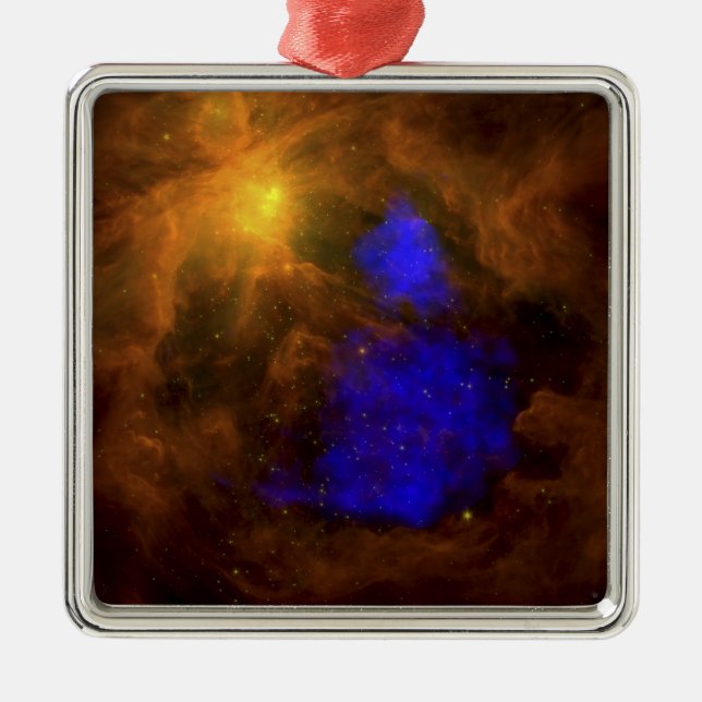 Ornement Métallique La nébuleuse Orion dans l'infrarouge (Devant)