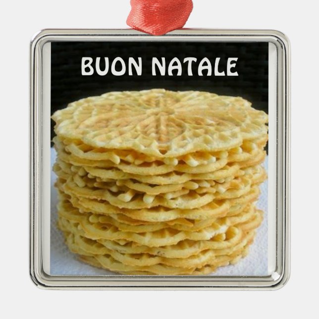 ORNEMENT MÉTALLIQUE "LA PIZZELLE", L'ORNAMNEMENT ITALIEN DE NOËL (Devant)
