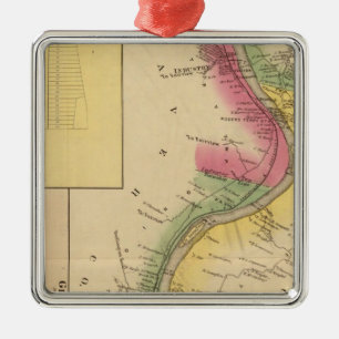 Ornement Métallique La rivière Ohio supérieure