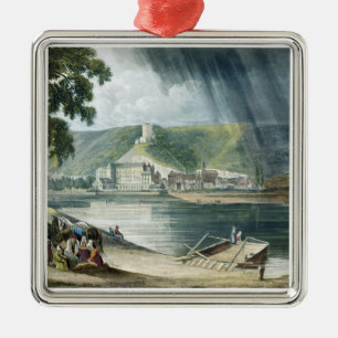 Ornement Métallique La Roche, des "vues sur la Seine", gravée par T