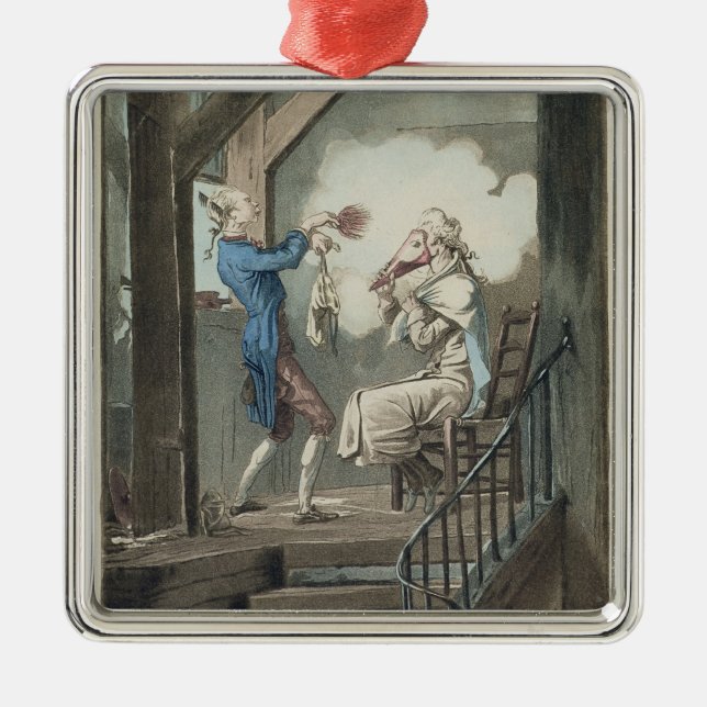 Ornement Métallique La toilette du commis d'une mandataire, gravée par (Devant)