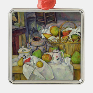 Ornement Métallique La vie de Paul Cezanne toujours avec le panier,