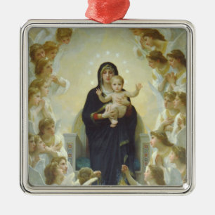 Ornement Métallique La Vierge aux anges