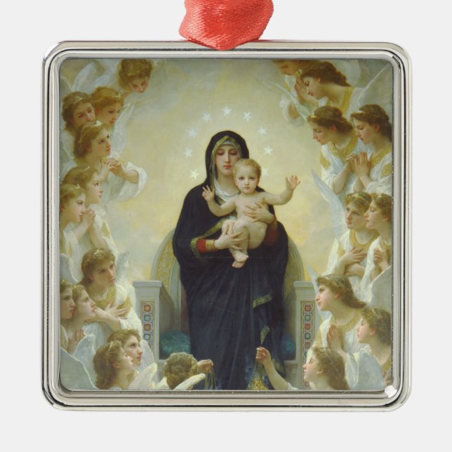 Ornement Métallique La Vierge aux anges (Devant)