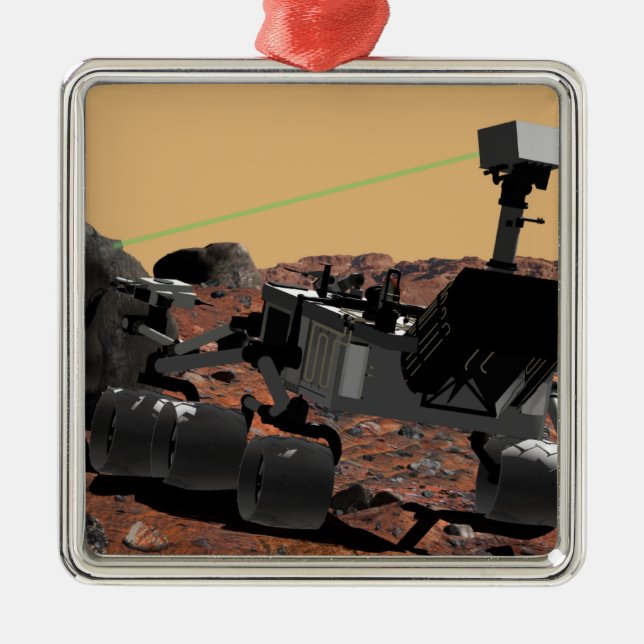Ornement Métallique Laboratoire des sciences Mars 3 (Devant)